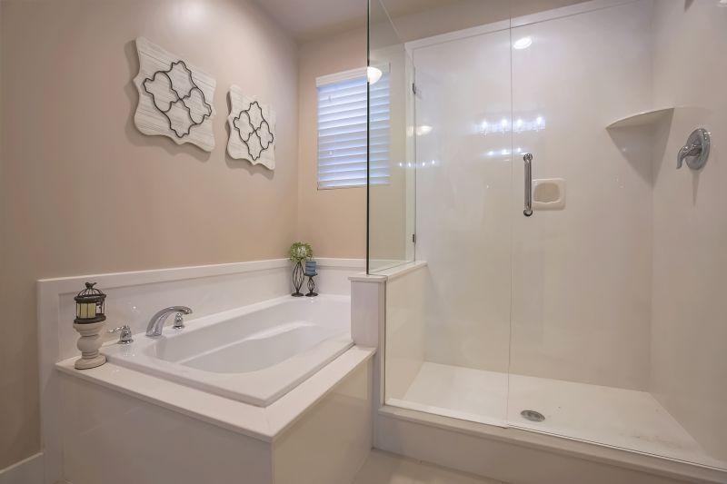 Elegant Bathroom with New Bathtub
